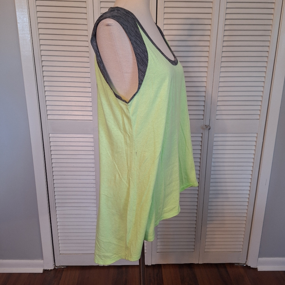 Calvin Klein Performance Hi Low Tank Top LG *D1 - Picture 2 of 6